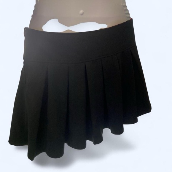 Elegant Black Pleated Skirt Bienzoe 14 - Picture 2 of 5